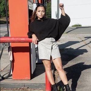 Free People Crop Top Oversized Knit Sweater | Heavy Weight |NWT| Sz XS M L